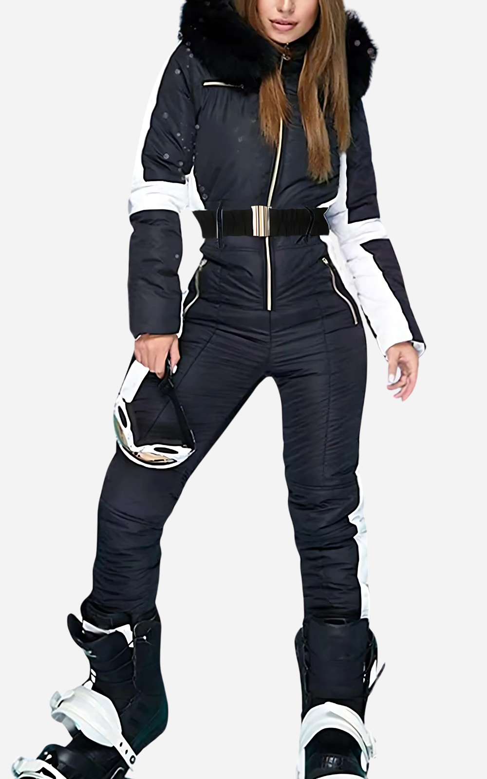 Drune | Ski Overall 1 Stück Mit Gürtel Damen Eleganz Und Wärme