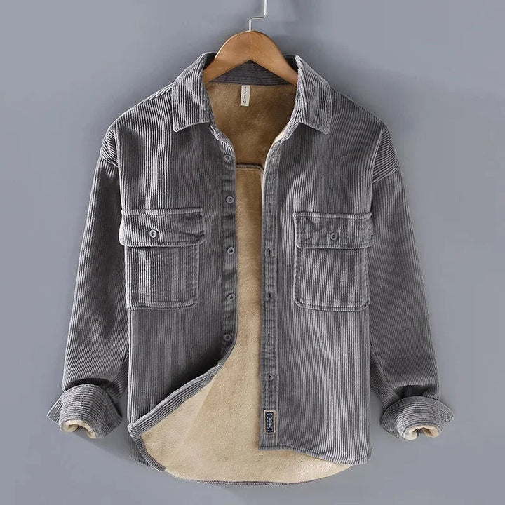 Drune | Gefütterte Corduroy Jacke