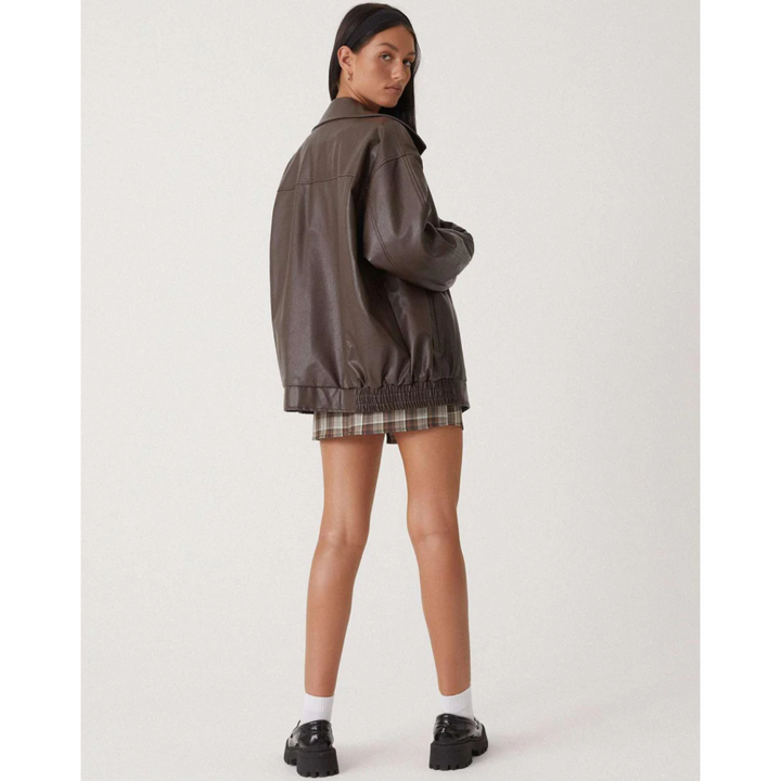 Drune | Damen Winter Bomber Jacke - Warme