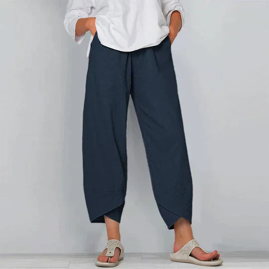 Drune | Baumwoll Leinen Hose Für Damen