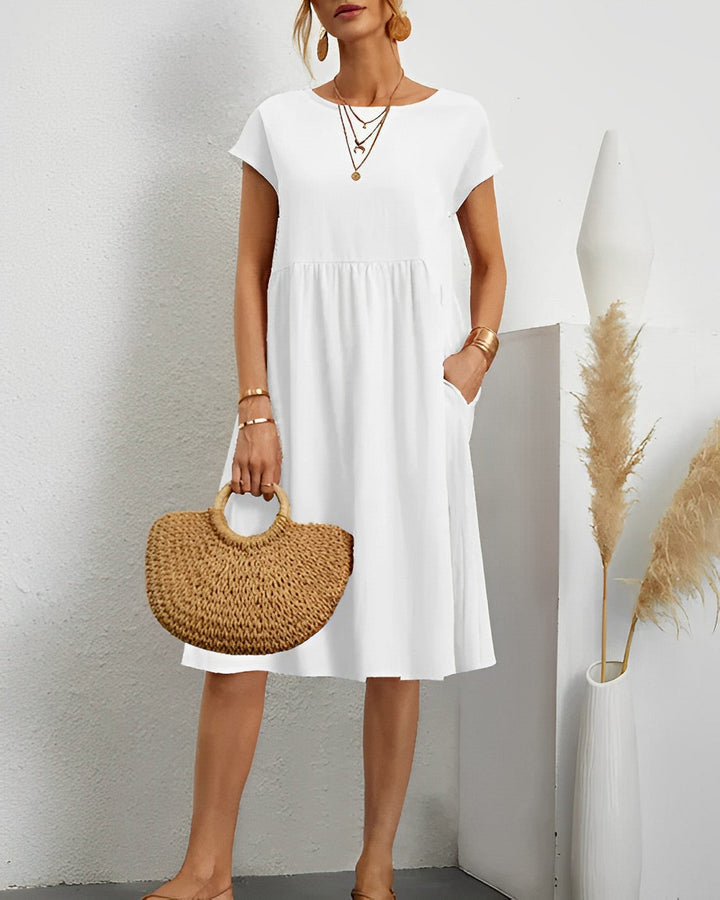 Drune | Midi-Kleid mit Seitentaschen