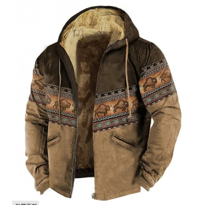 Drune | Hoodie Wollmix - Relaxed Fit Boho Stil