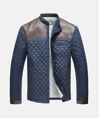 Drune | Bomberjacke - Lässig - Blau / Vielseitiges Design - Geeignet für den Alltag der Männer