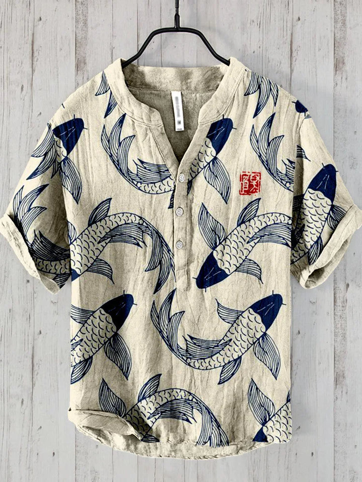 Drune | Vintage Fisch Japanische Kunst Shirt