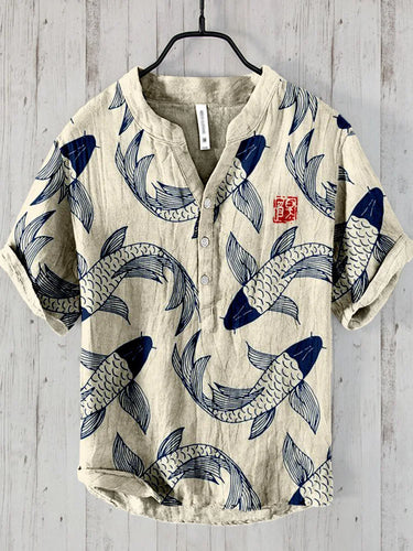 Drune | Vintage Fisch Japanische Kunst Shirt
