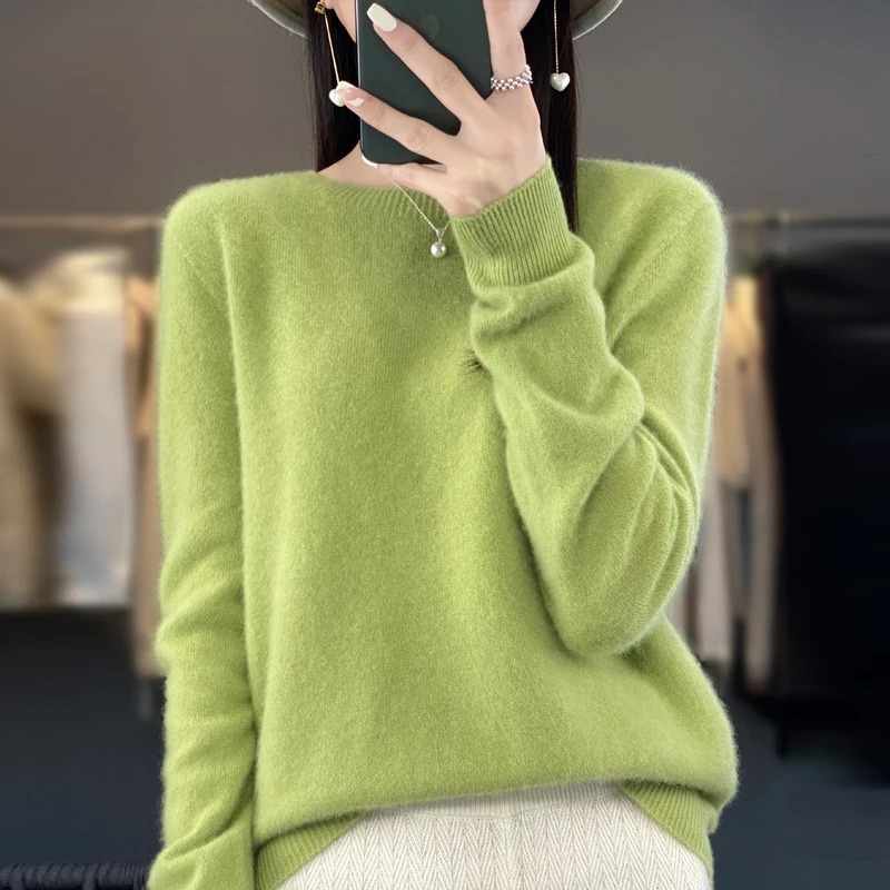 Drune | Cashmere Pullover Damen Stilvoller Rundhals, Weich & Komfortabel