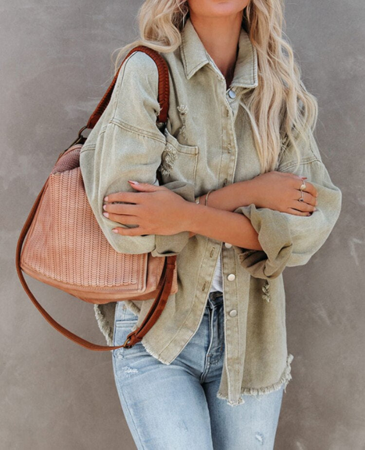 Drune | Trendiges Denim-Jacke für Damen - Stilvoll und Vielseitig