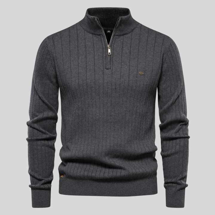 Drune | Strickjacke mit Half-zip Wollmischung Elegant, Warm