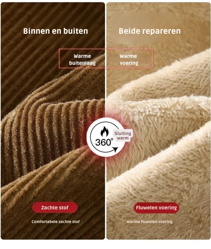 Drune | Gefütterte Corduroy Jacke