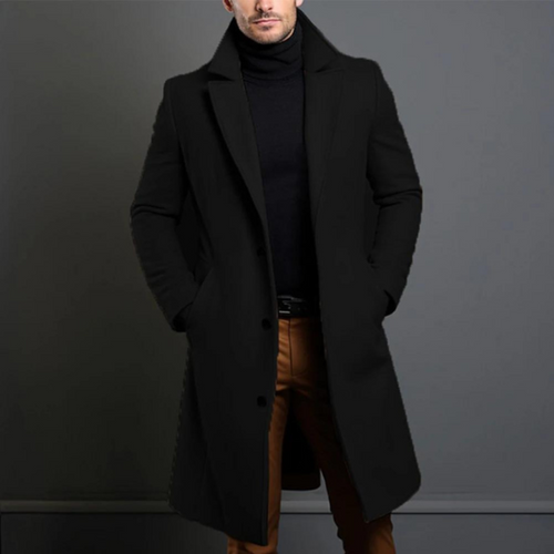 Drune | Langer Urbaner Mantel Für Männer