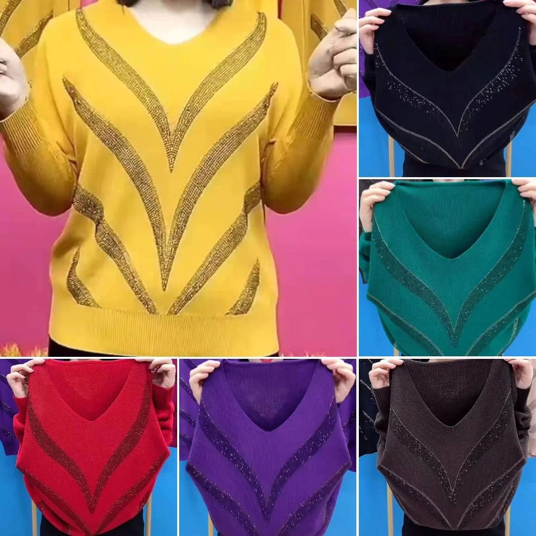 Drune | V-Ausschnitt Pullover Eleganter Zeitloser Stil Ideal für den Winter