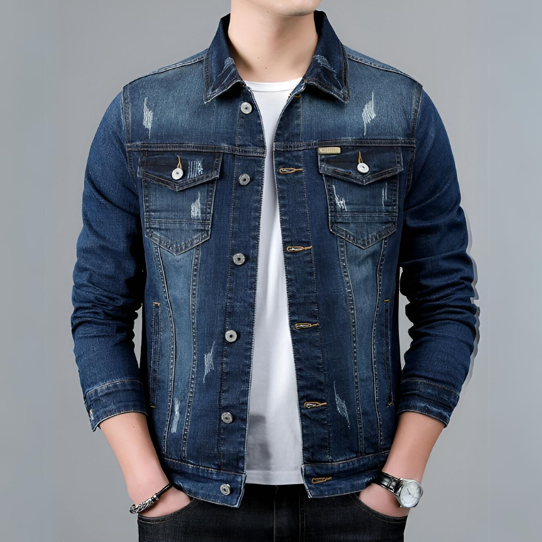 Drune | Klassisch Herren Denim Jacke