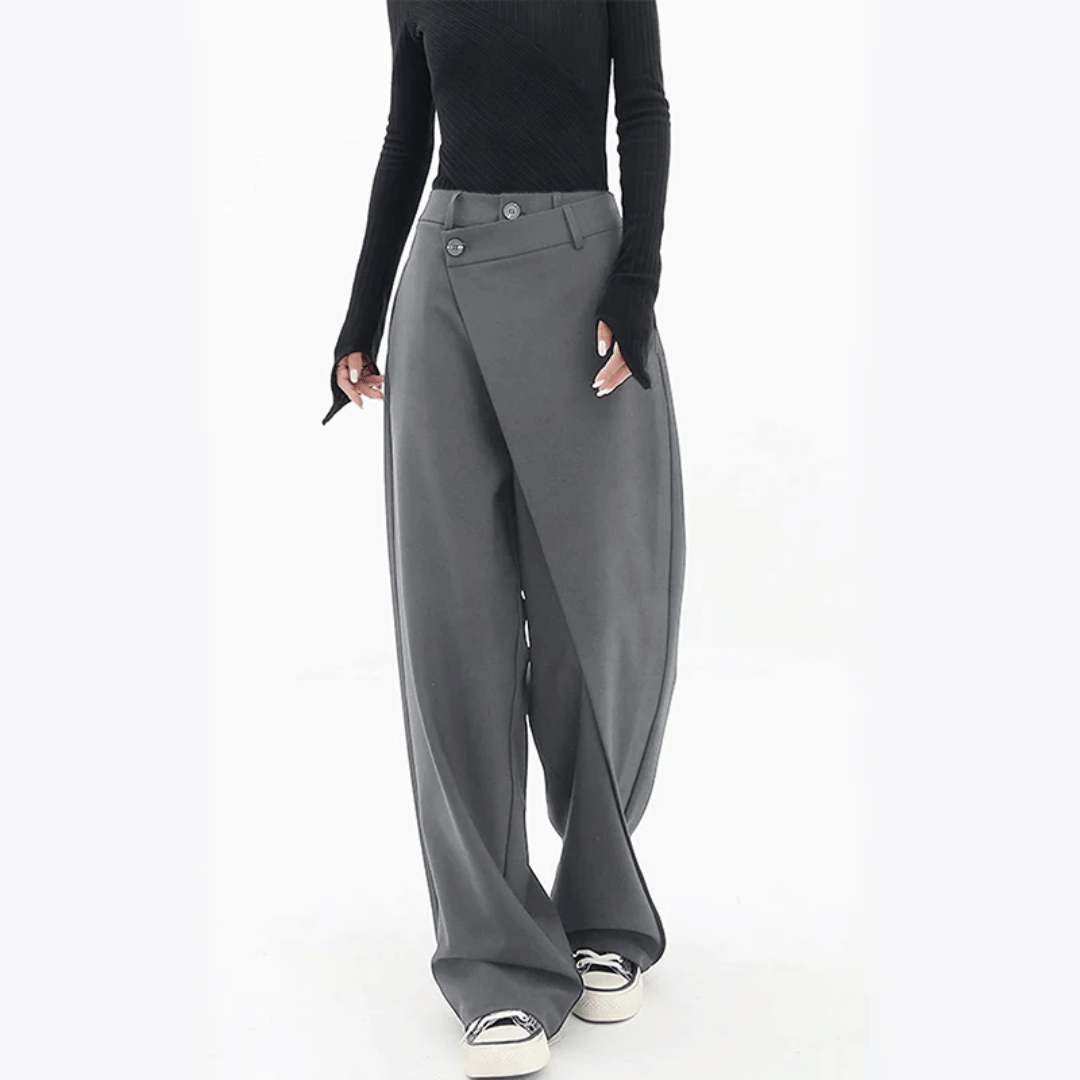 Drune | Weitbeinige Hosen - Asymmetrische & Luxuriöse Weitbeinige von Isabella Vionnet