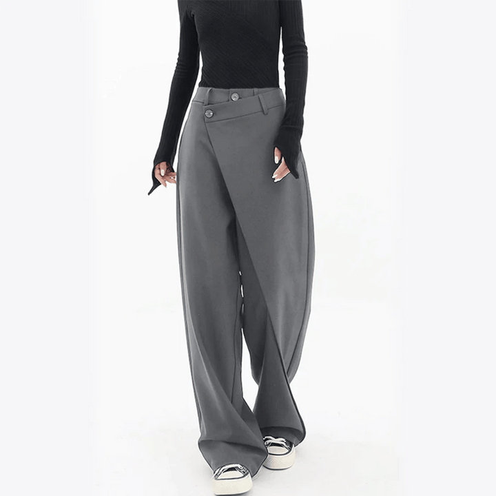 Drune | Weitbeinige Hosen - Asymmetrische & Luxuriöse Weitbeinige von Isabella Vionnet