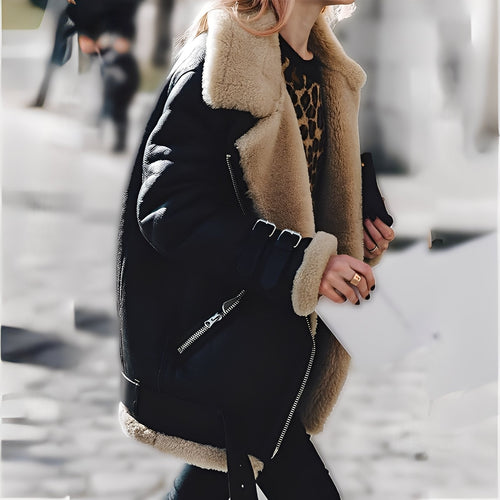Drune | Dicke Wollsuedejacke für Frauen