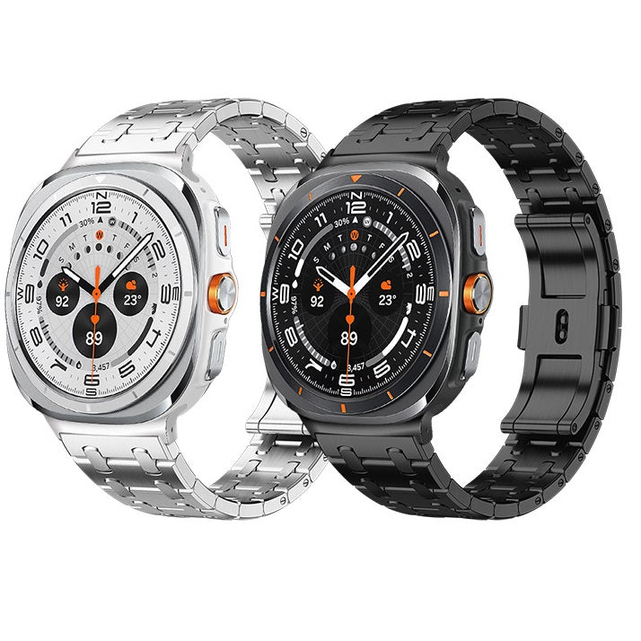 Drune | Rvs Band Für Samsung Watch Ultra Mit Luxus Doppelkettendesign