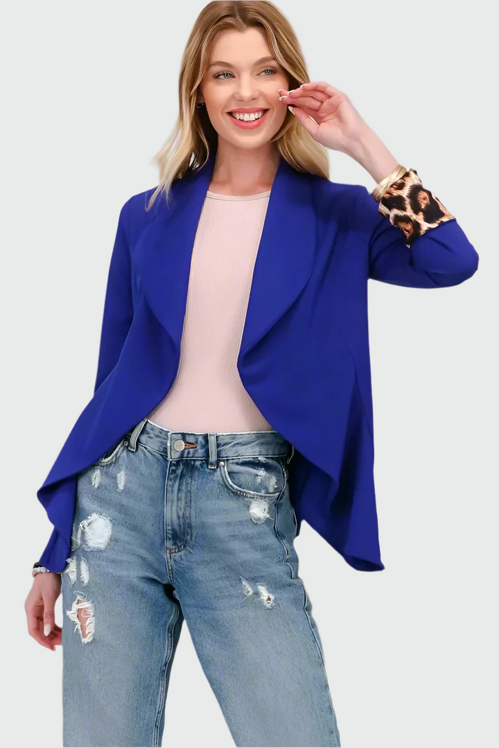 Drune | Freizeit Blazer mit Pantherdetail