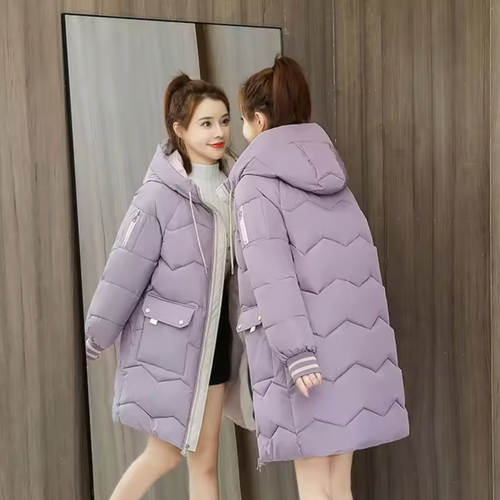 Drune | Lange Parka Baumwolljacke
