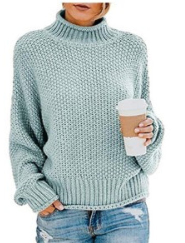 Drune | Unifarbener Langärmeliger Pullover