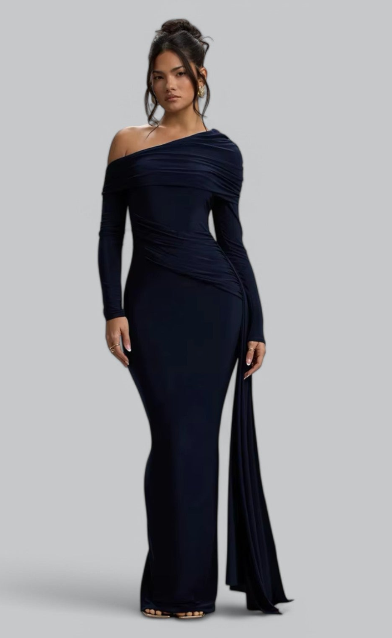Drune | Off Shoulder Maxikleid für Damen
