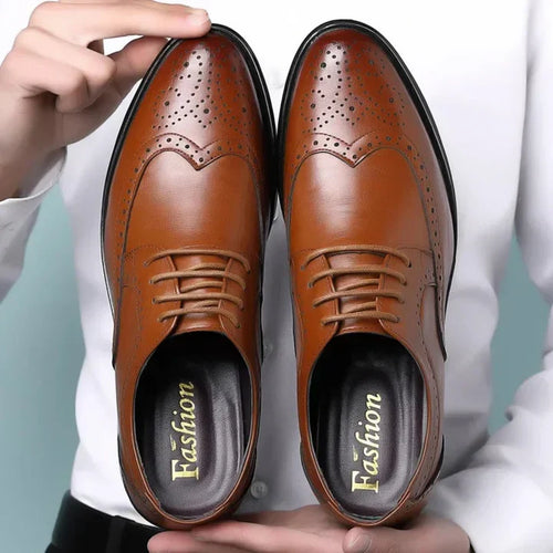 Bequeme Oxford Herren Business Anzug Schuhe Drune