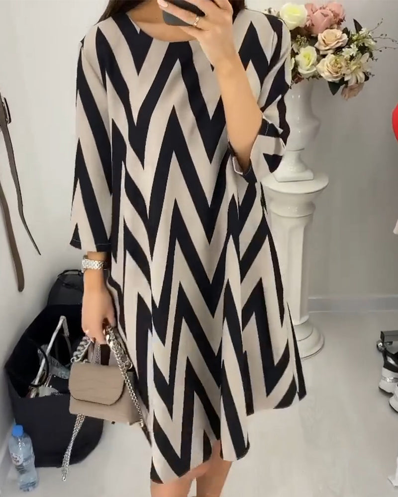 Drune | Kleid mit Aufdruck