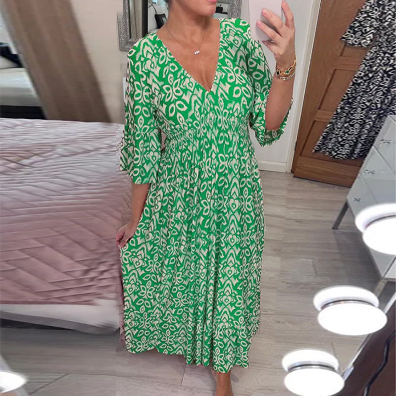 Drune | Modische Damenkleid mit Print