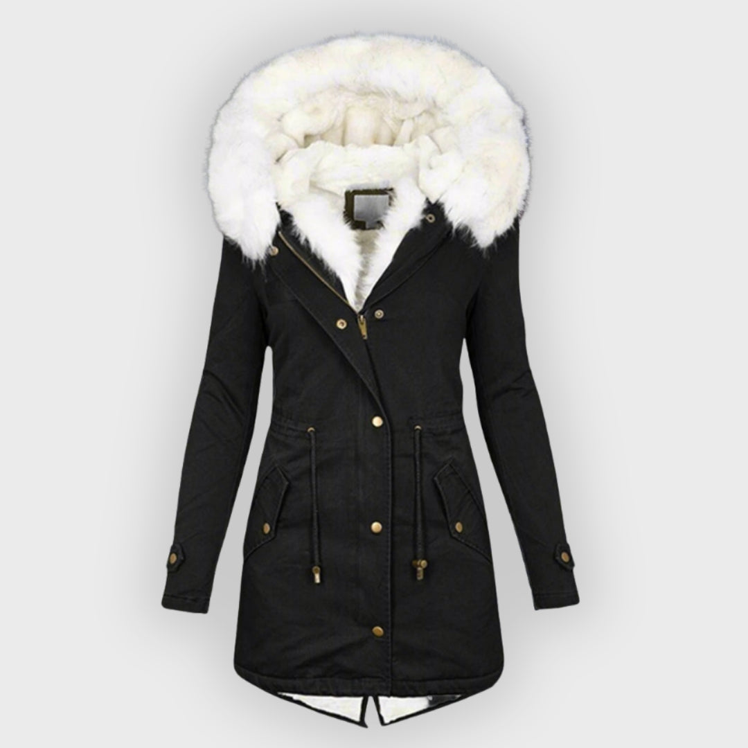Drune | Langarmiger warmer Wintermantel