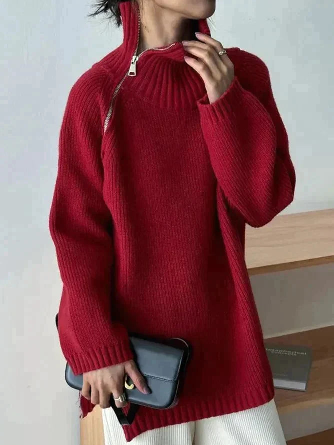Drune | Pullover mit Stehkragen