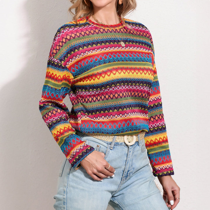 Drune | Retro-Herbstpullover