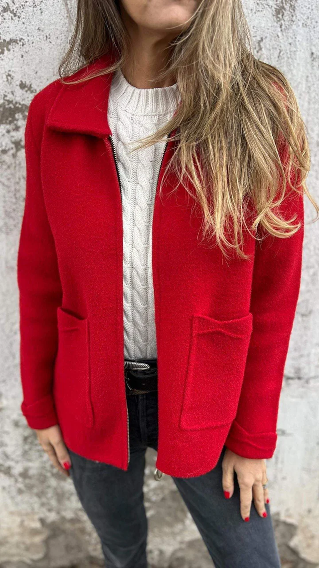 Drune | Zip up Kurze Jacke Modern Minimalistische Oberbekleidung