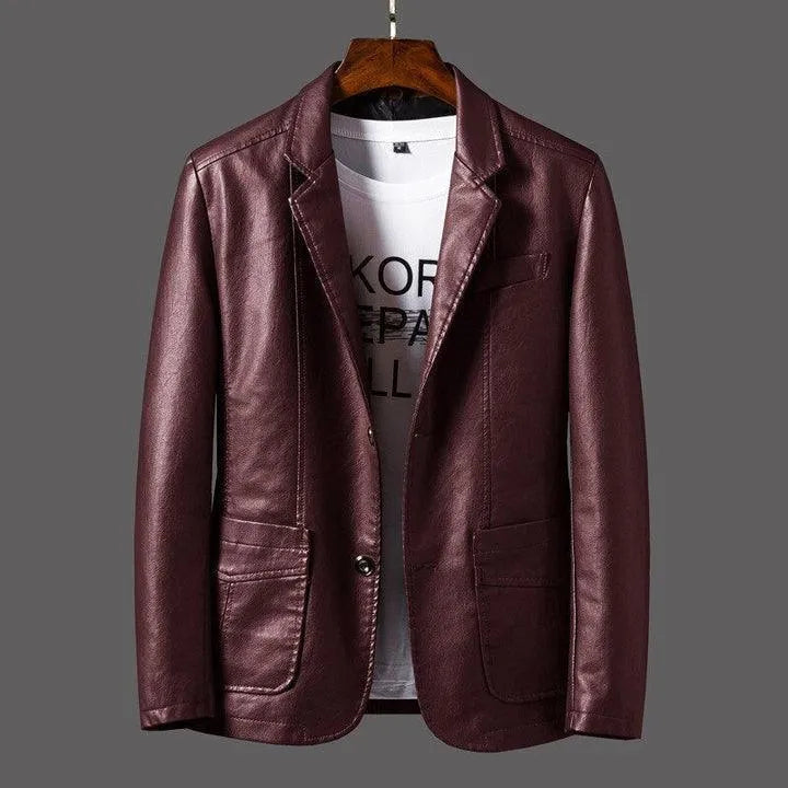 Drune | Zeitlose Lederjacke Hochwertiges Leder Perfekt für Alle Anlässe