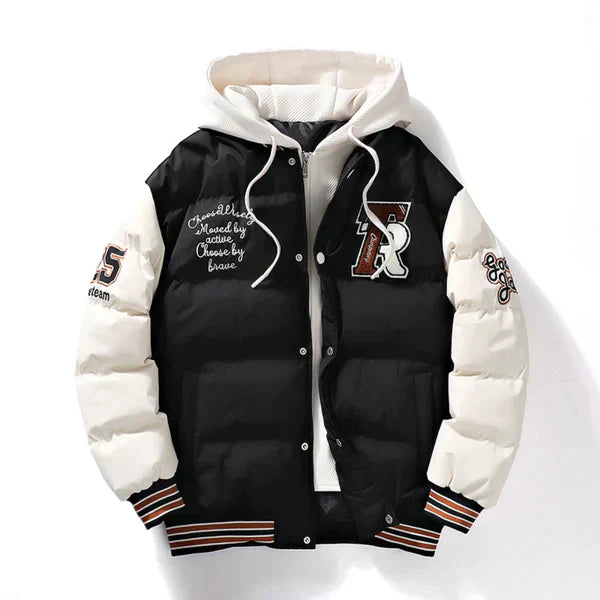 Drune | Herren Hoodie Puffjacke