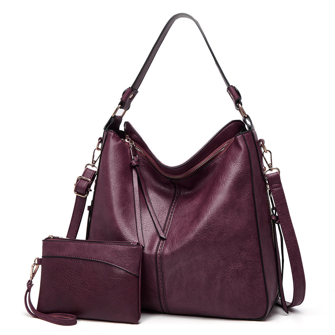 Drune | Vintage-Inspirierte Leder Hobo-Tasche