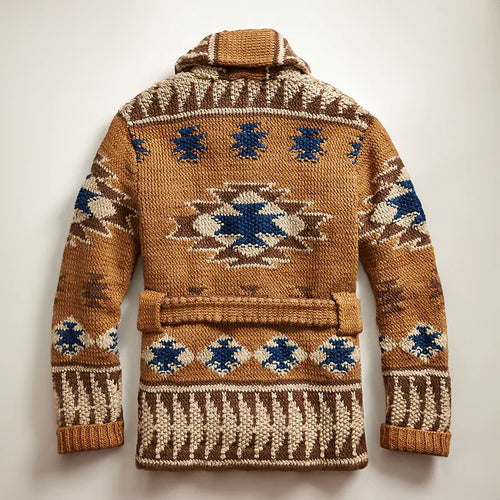 Drune | Valentino Jacquard Wolle Weste