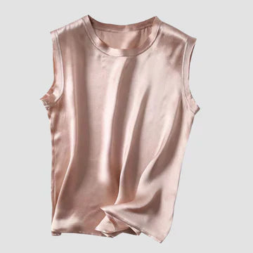 Drune | Ärmelloses Seiden Satin Top