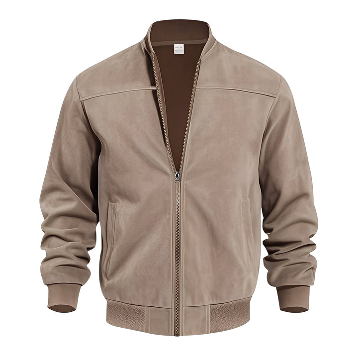 Drune | Klassische, stilvolle Wildlederjacke für Männer