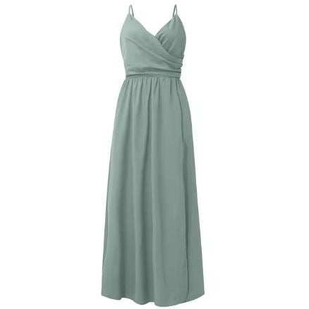 Drune | Elegantes Maxikleid Mit Verführerischem Schlitz Für Damen