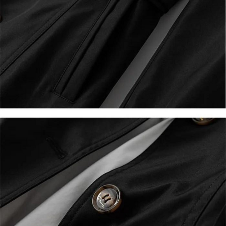 Drune | Eleganter Lange Trenchcoat für Frauen