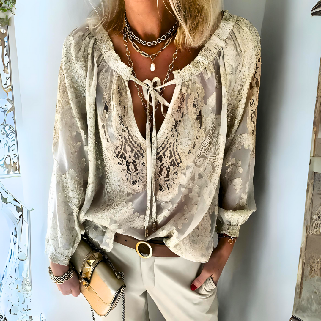 Drune | Häkel Boho Bluse