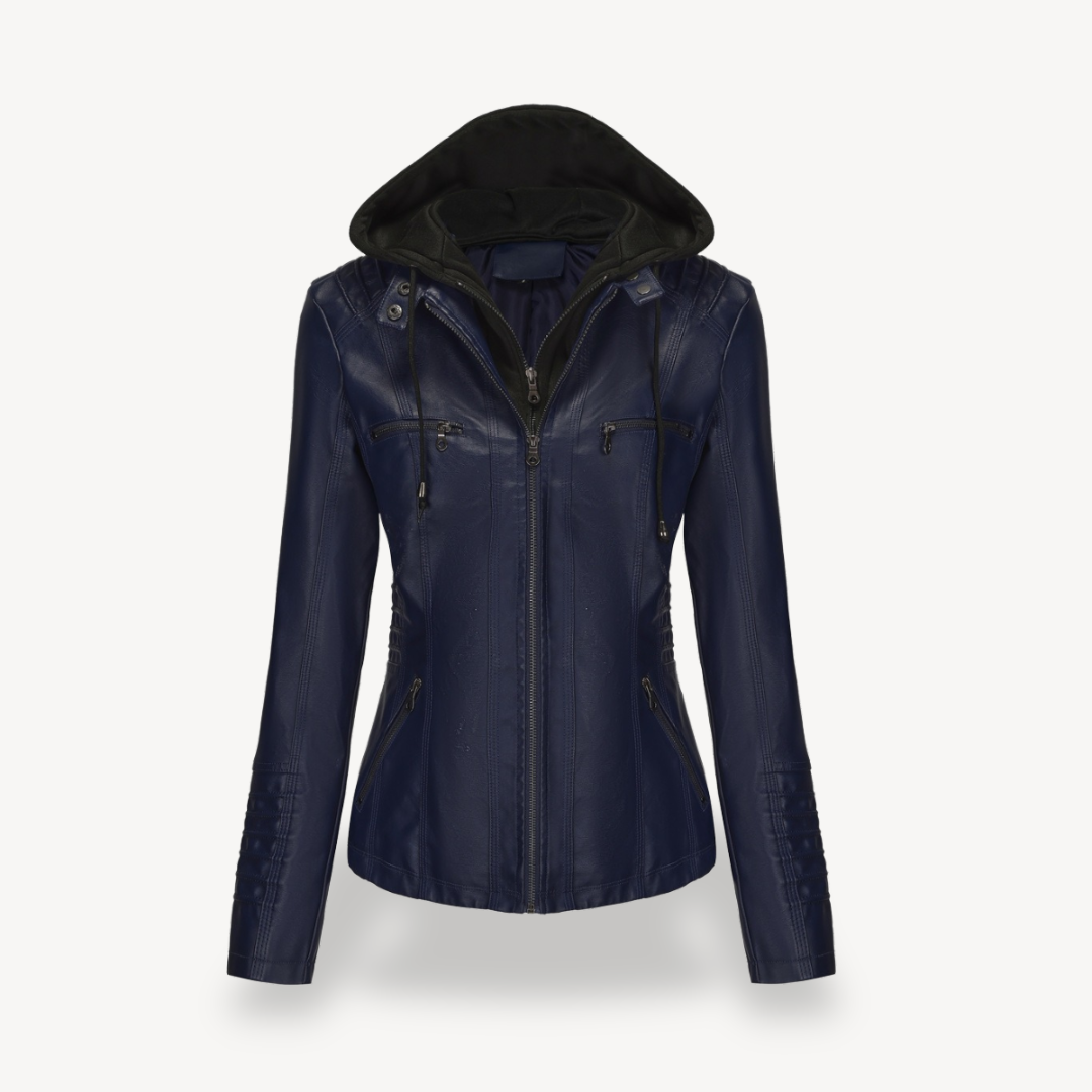 Drune | Motorrad Kunstlederjacke Damen