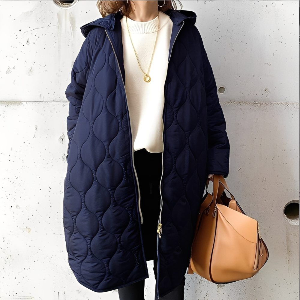 Drune | Damen-Steppjacke mit Kapuze für frostige Tage