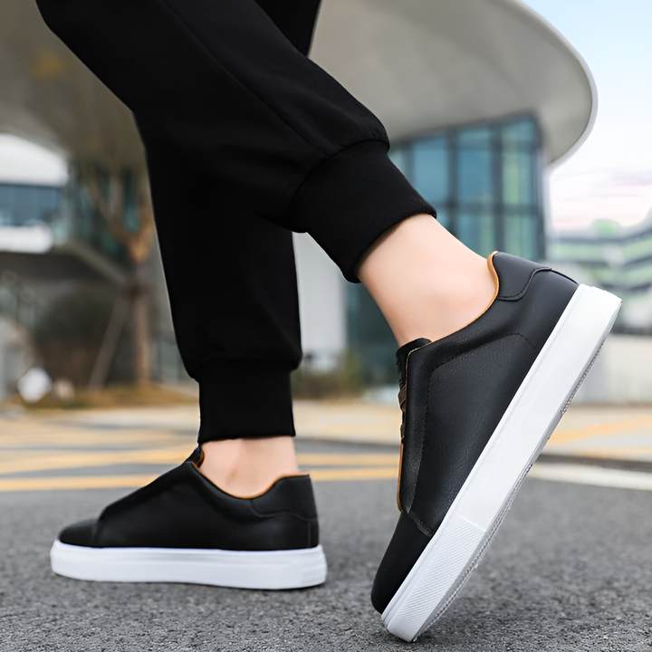 Drune | Herren Sneaker Stilvolle Luxus Leder Sneakers Für Männer