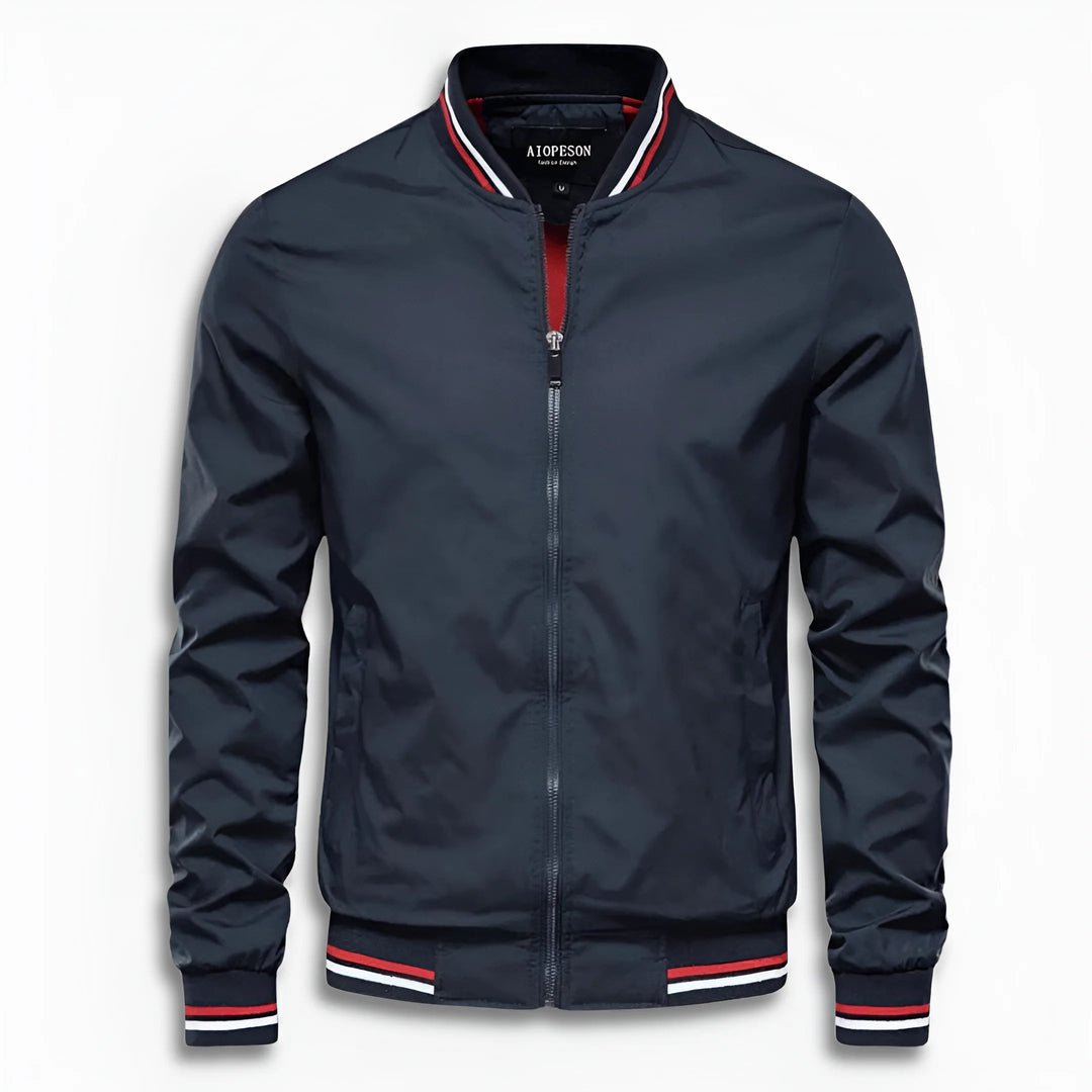 Herren Lässige Übergangsjacke mit Wasserabweisender Oberfläche & Stehkragen Drune