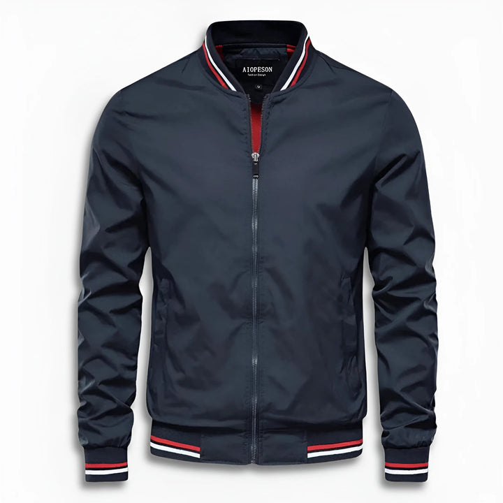 Herren Lässige Übergangsjacke mit Wasserabweisender Oberfläche & Stehkragen Drune