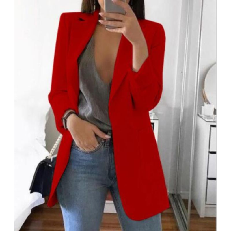 Drune | Damen Blazer Offen - Tailliert & Langarm
