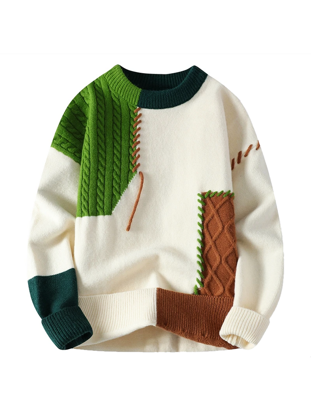 Drune | Grobstrickpullover für Männer & Frauen - Strukturdesign