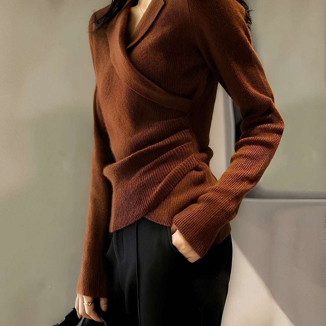 Drune | Eleganter Damenpullover mit langen Ärmeln