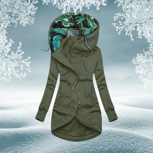 Drune | Grüner Damenparka Mit Kapuze