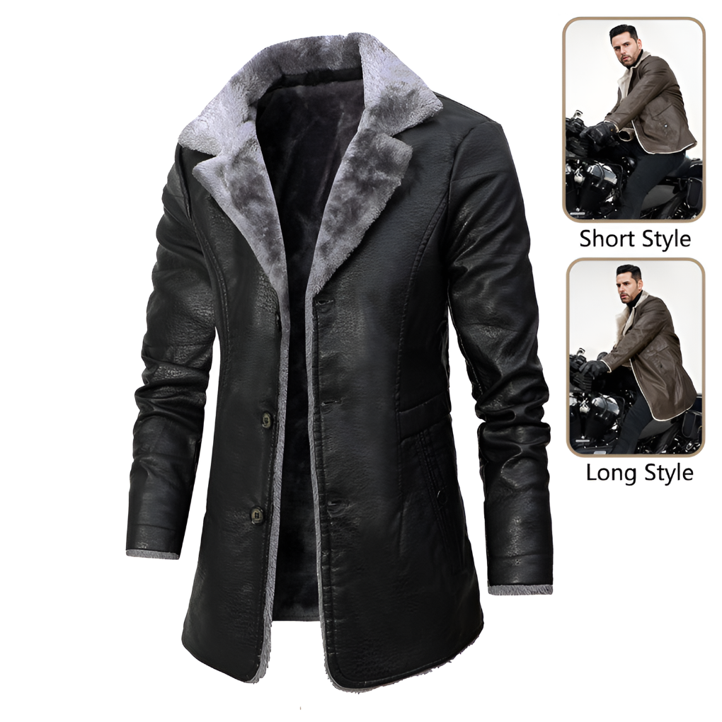 Drune | Herrenjacke Aus Gefüttertem Schafsleder